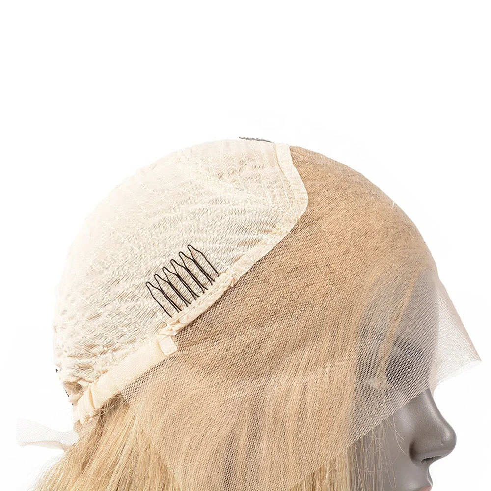 
Raw unprocessed Cambodian mink long blonde human hair wig 