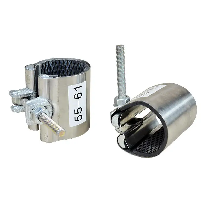 Newly designed   Stainless steel semi open small maintenance pipe clamp fittings