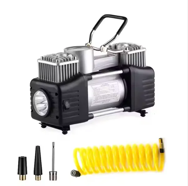 electric  tire inflator  air pump for car tire 150PSI with Emergency LED Light for Bicycle, Balloons,Car