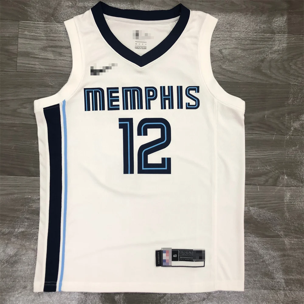 Grizzlies #12 Ja Morant jersey basketball wear for men heat transfer basketball shirts original 1:1 sports clothing fans jersey