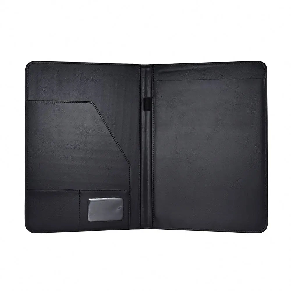 PU Leather File Folder Notebooks Organizer Business Document Holder Manager Portfolio Office Supplies