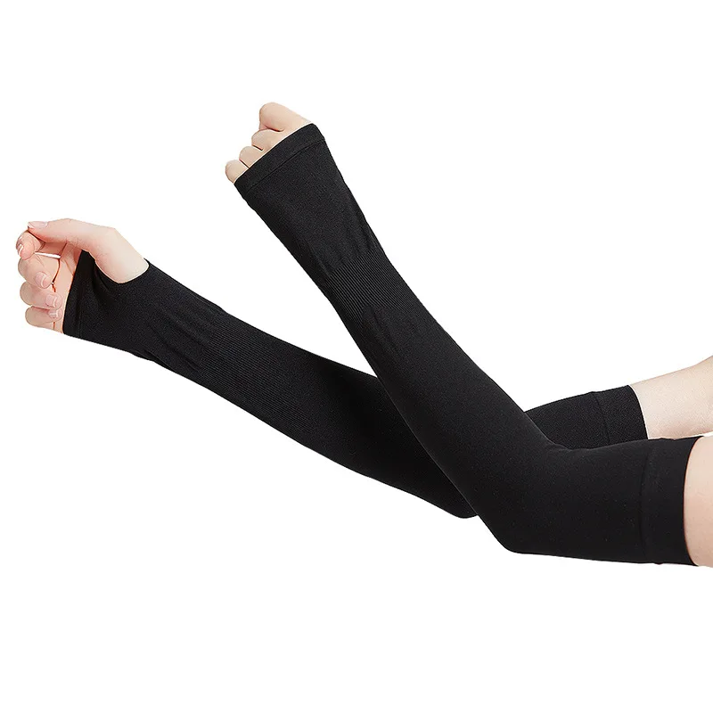 Hot Sale Unisex Summer Outdoor cycling Cool Fishing Ice Silk Fabric Uv Compression Arm Sleeve uv