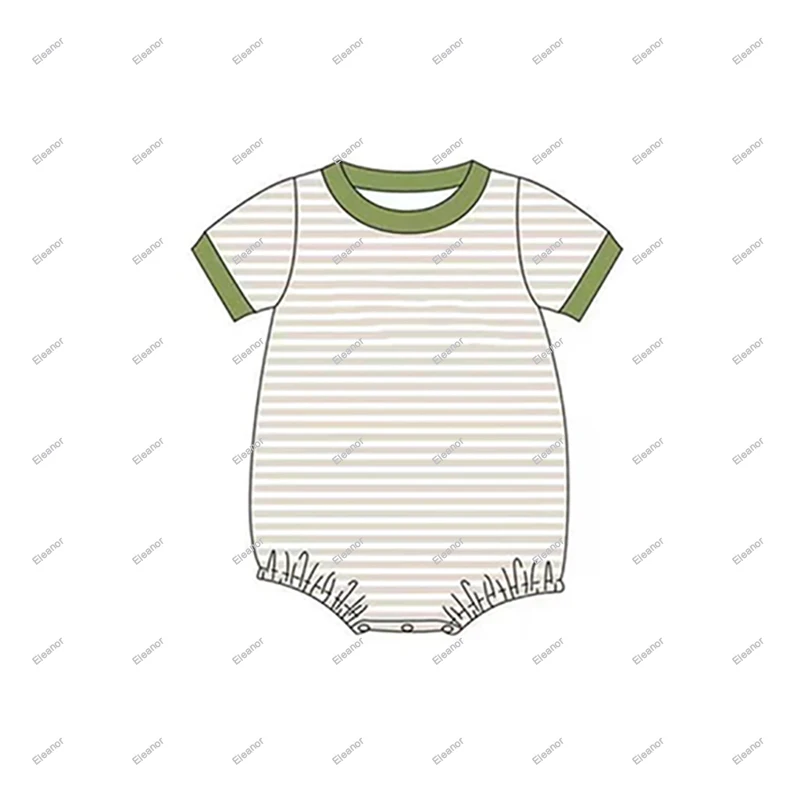 Mallard applique siblings matching kids boy short set monogram knitting tan striped toddler baby boys clothing sets