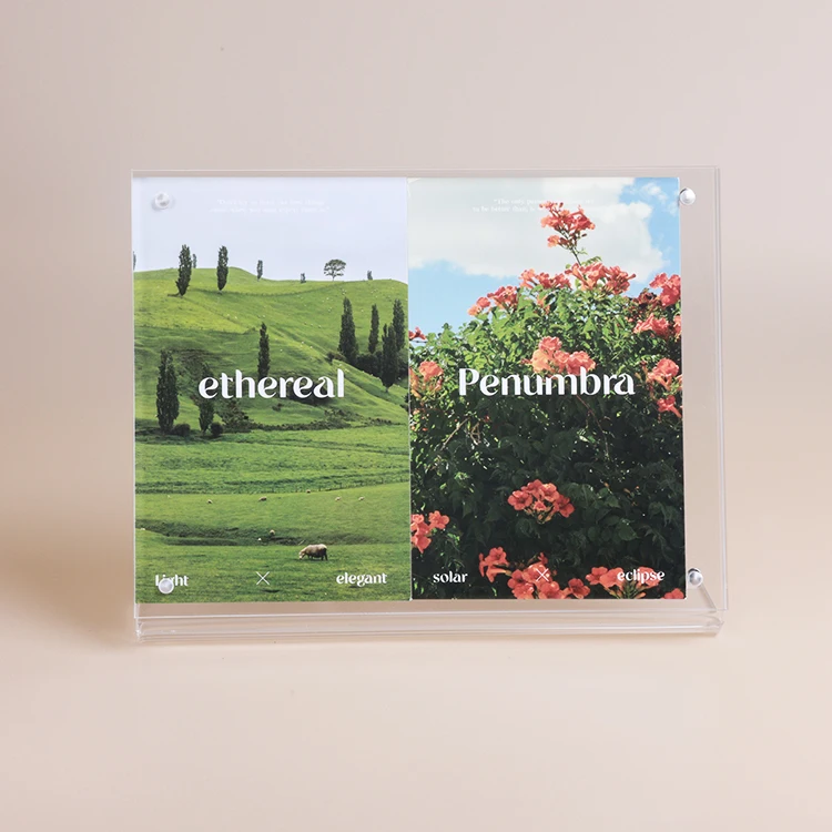 Wholesale Custom Size/Logo Magnetic Photo Frames Acrylic Frame acrylic magnetic photo frame