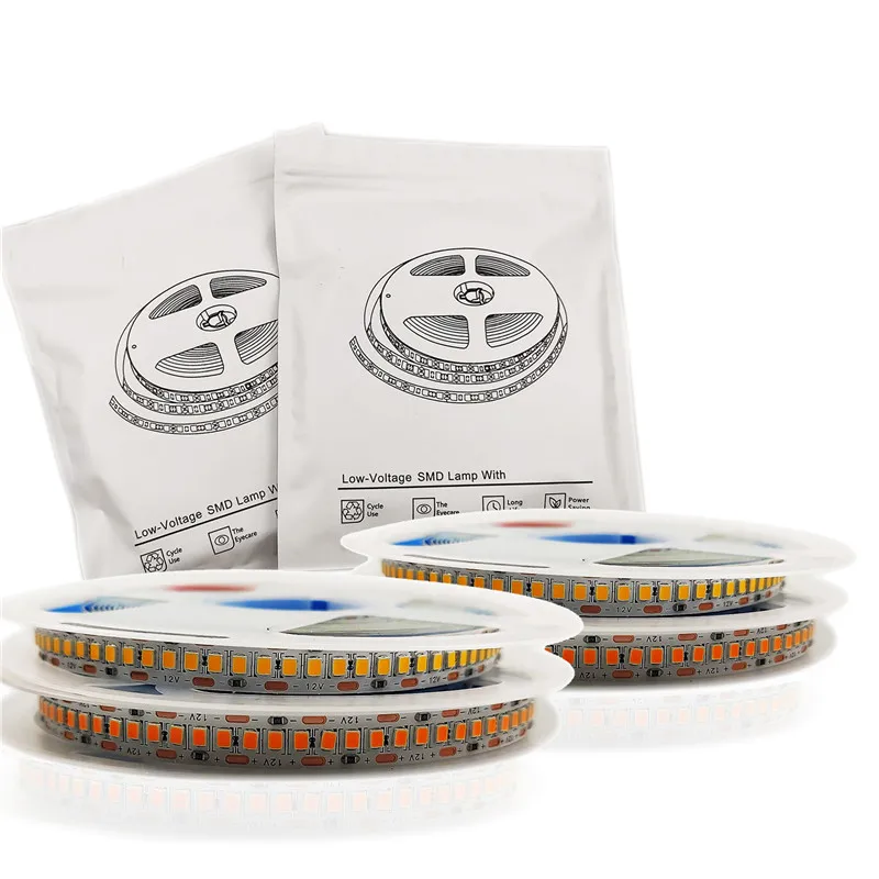 В продаже 120 светодиодов 240 светодиодов/м IP20 высокой яркости Светодиодная лента 12 В/24 3000 К 4000 6000 10000 Гибкая СВЕТОДИОДНАЯ SMD 2835