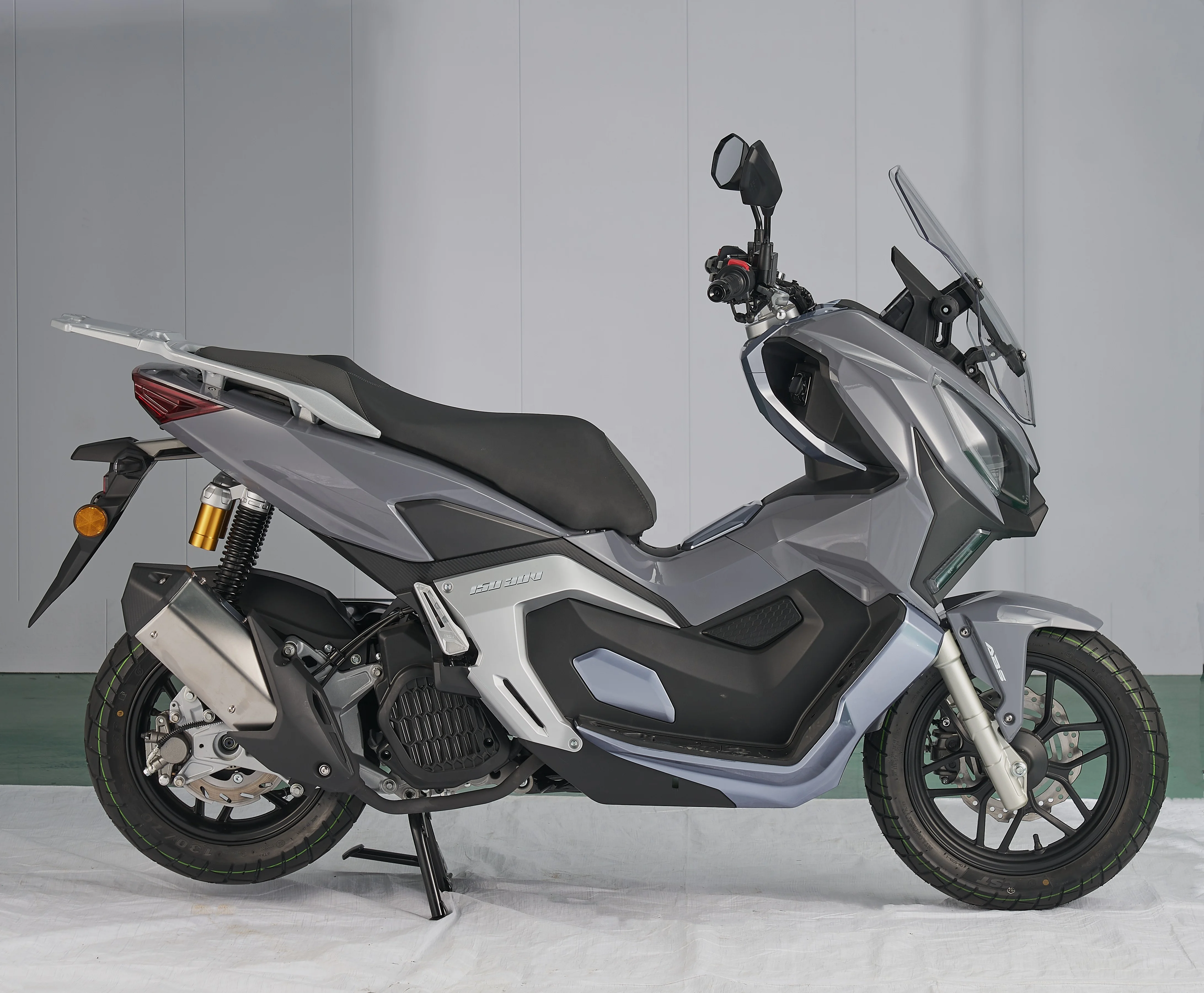 Дешевые газовые скутеры для взрослых 150cc 4 тактный газовый скутер мотоцикл работает эндуро