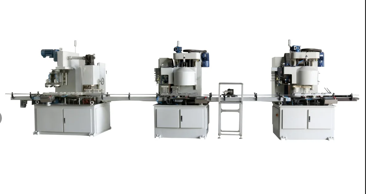 Automatic Rectangle can flanging Machine for small rectangle can making cheese can