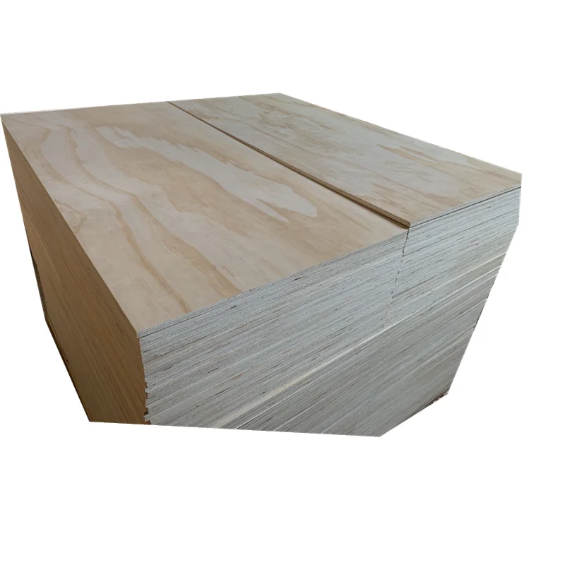 JIAMUJIA Cheap Price Laminated 3mm 12mm 18mm 1 Inch Thick 4x8 5x10  Construction Commercial Pine Plywood Sheet