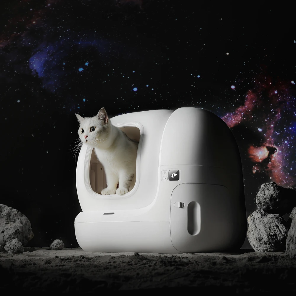 PETKIT PURA MAX Intelligent Automatic Toilet And Mobile Application Control Self-Cleaning Extra Large Cat Litter Box for Cats