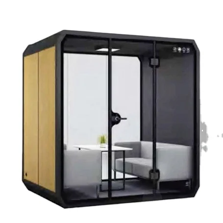 Звукоизоляционная домашняя Звукоизоляционная камера с сидением, офисом, телефонной кабиной, подставкой для встреч