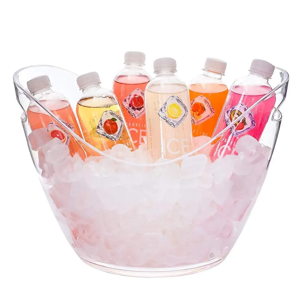 Factory Wholesale Party clear acrylic Plastic Ice Bucket