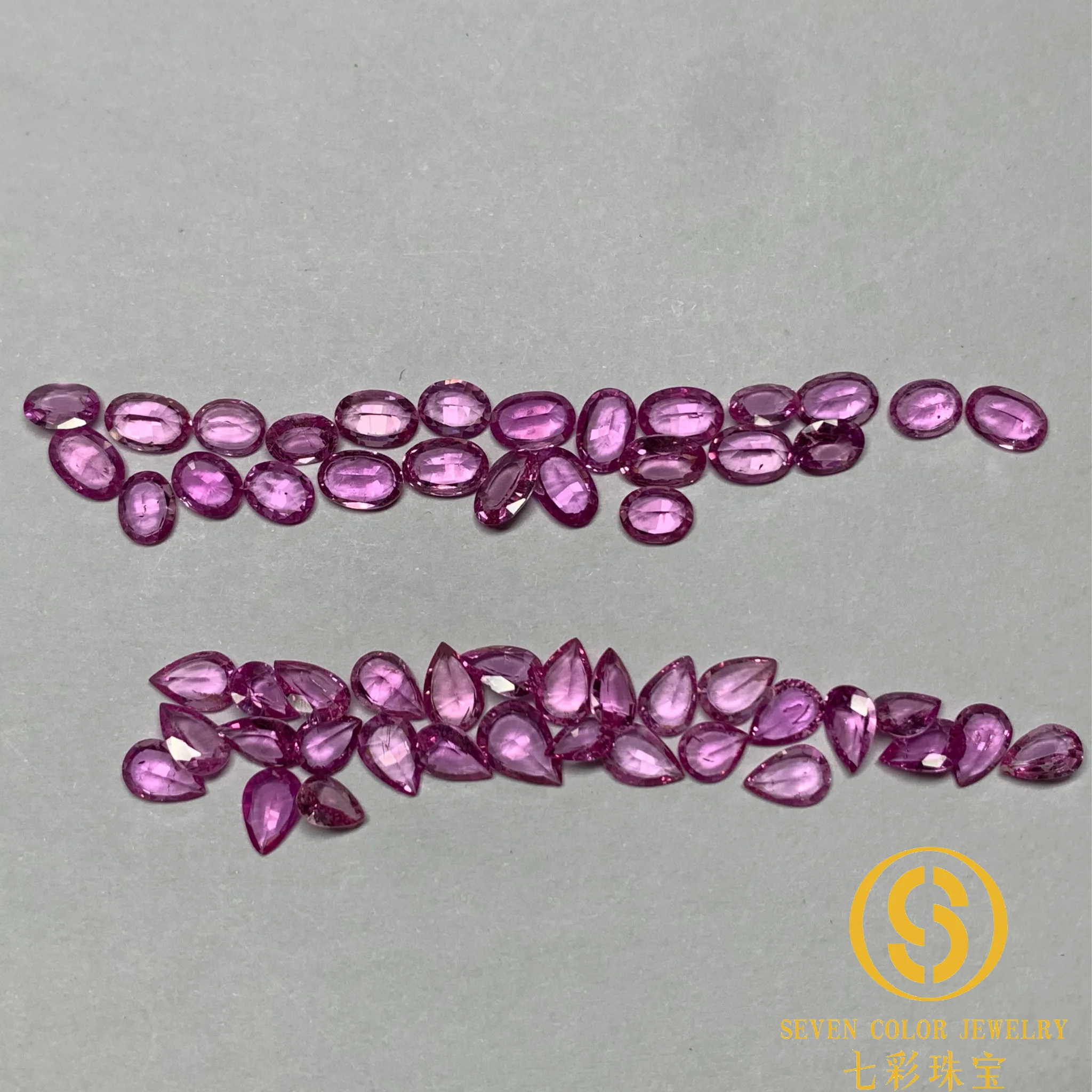 3*5 мм-4*6 мм розовый сапфир овальной огранки натуральный драгоценный камень камни качества Goog цена за карат.