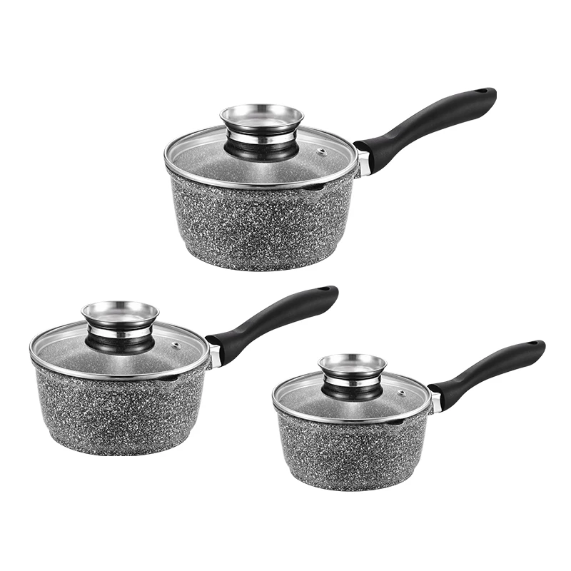 Die Cast Aluminum Cookware Non-Stick Coating 6pcs Induction Cookware Pot Wholesale Cookware