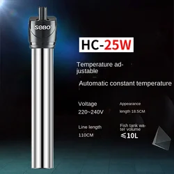 SOBO stainless steel heating rod hc-300W fish tank heater heating rod thermostat