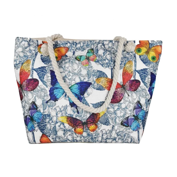 
Wholesale Colors Canvas tote bags Large beach bags women hand bags 