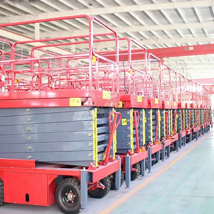 Лидер продаж китайский завод электрические ножницы переменного тока подъемная платформа алюминиевая одинарная двойная Тройная мачта дизельный двигатель Электрический