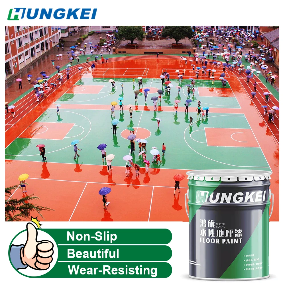 Low Price Rubberized 2k Primer Topcoat for Concrete Coating Flooring Garage Epoxy Floor Paint