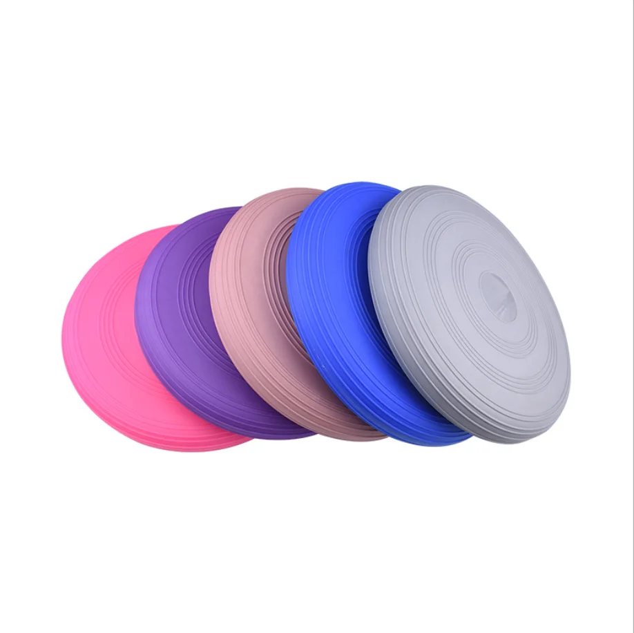 Factory Direct Customized Circle Soft Inflatable Massage Yoga Balance Cushion/Disc With Free Pump