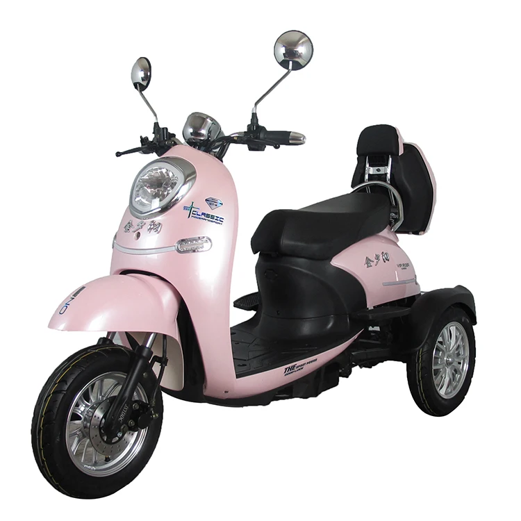 Popular Styles Motorcycles 3 Wheel Electric Tricycle Adults Scooter From China