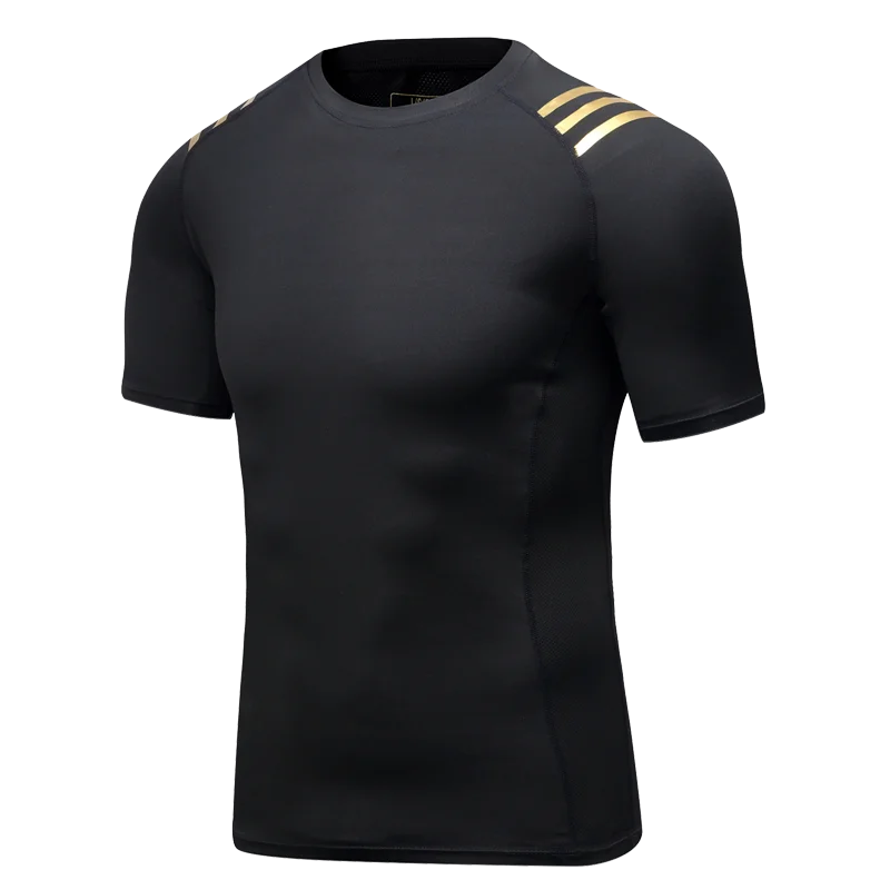 
In stock free sample wholesale good quality plus size workout wear clothing running fitness sport t shirt men of supplier 