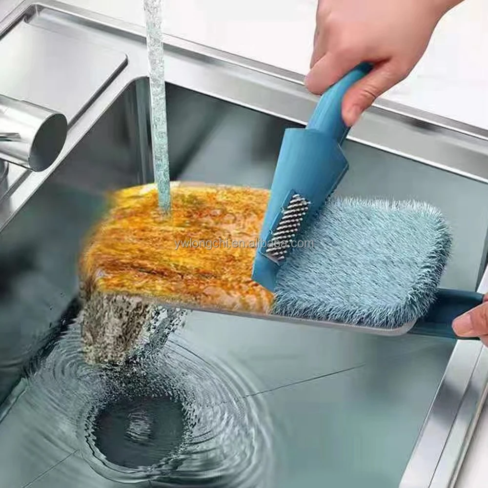 TopSell Kitchen Accessories Multi-Purpose Scrubbing and Cleaning Brush for Kitchen Plastic Household Cleaning Brush Magic