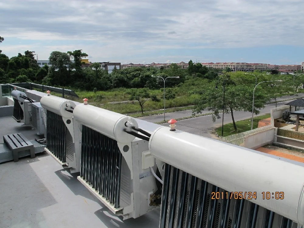 Hybrid solar thermal air conditioner