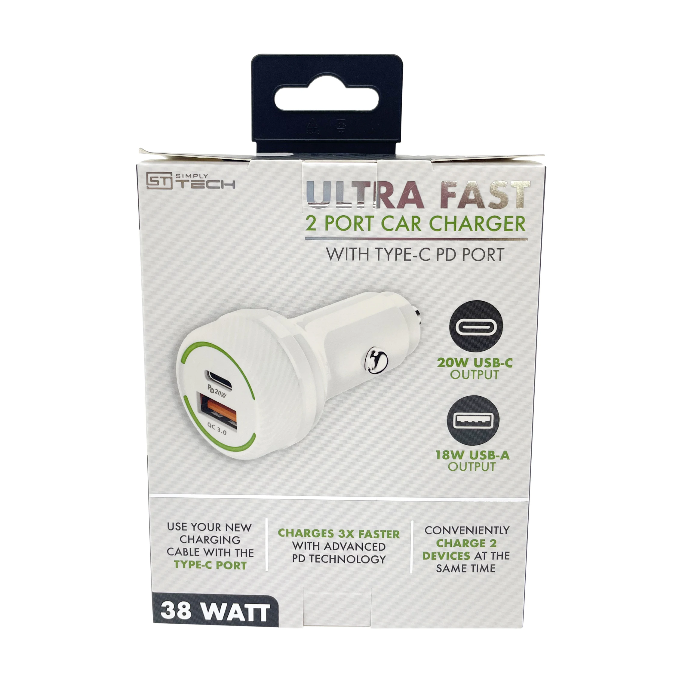 Custom Box Logo Protective Electronic Packaging Car Charger Magnetic Paper Box Printing Book-shape Gift Box with UV and  Window