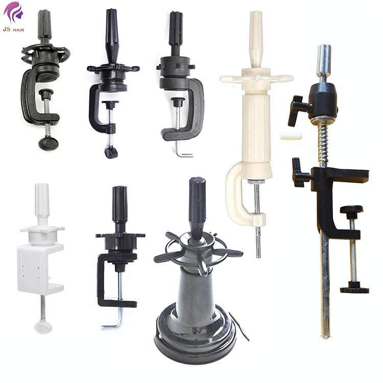 Salon tripod stand mannequin head bracket Durable Adjustable Stainless Steel training Head manikin doll Holder For Making Wigs