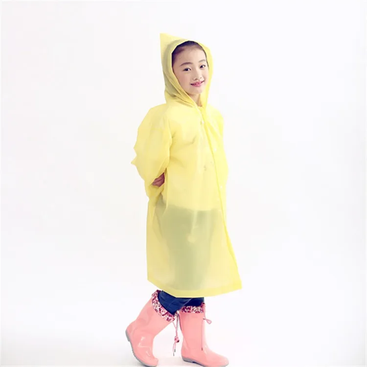 OEM/ODM Print Logo Unisex  kid Raincoat Outdoor Travel Emergency  rain wear