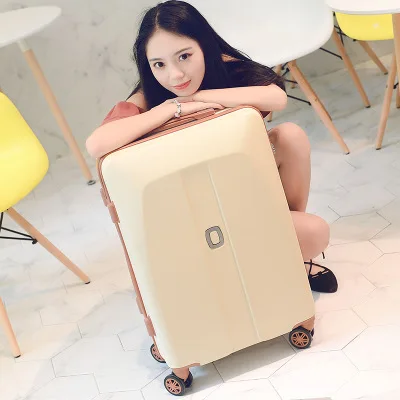 PC printed durable luggage