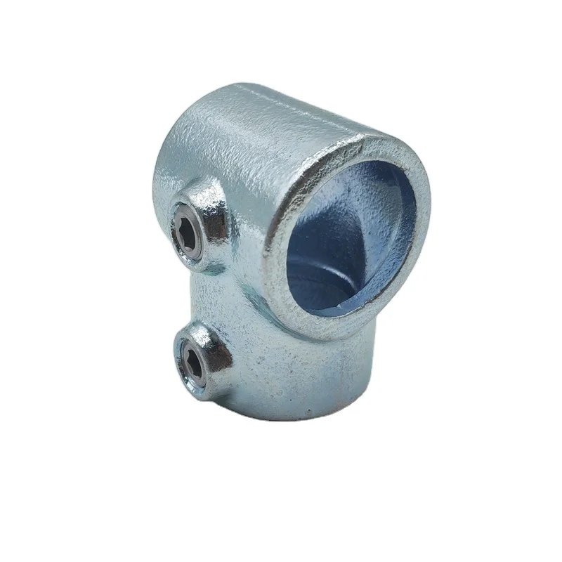 A101C Galvanised Key clamp fittings iron pipe clamp fittings malleable iron pipe clamps