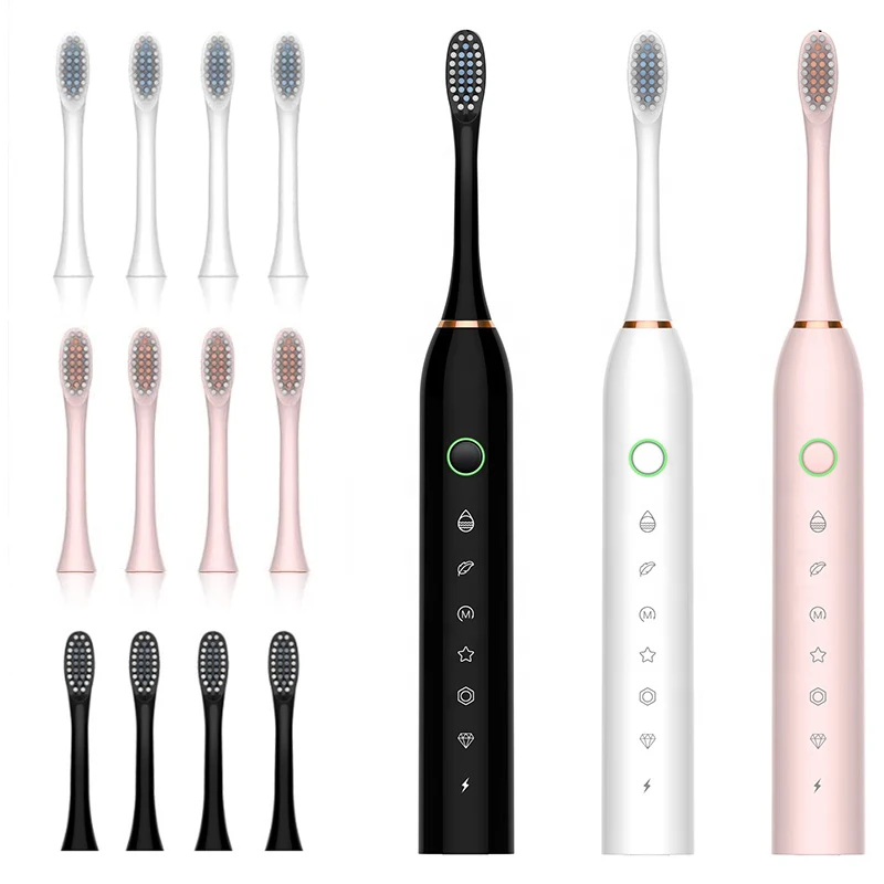 Wh-58 China Shenzhen Cheapest Electric Toothbrush OEM For Sale 6 Mode Rechargeable Sonic Power Toothbrush 42000