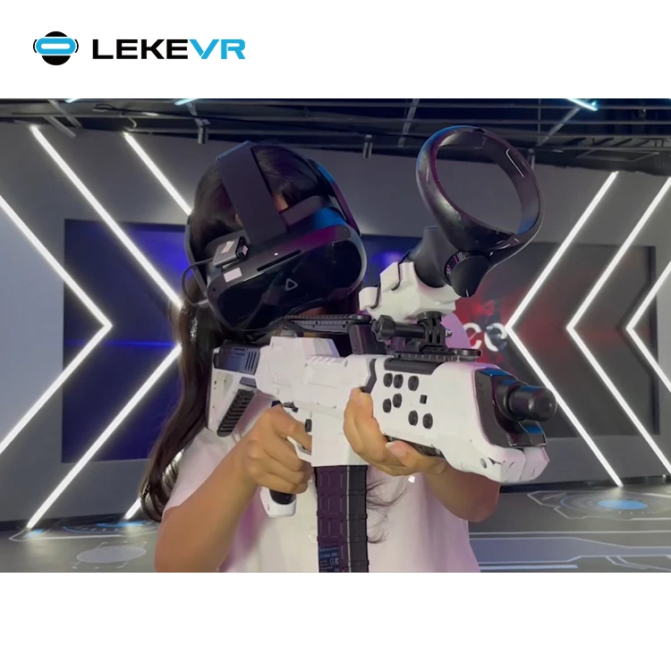LEKE VR Virtual Reality Shooting Simulator 9D VR Game Romm Multiplayer Big Space Arena Machine