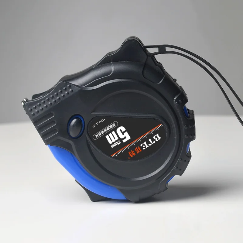 BTE Wholesaler Factory Professional and Durable ABS Shell Rubber-coated High Accuracy Custom Logo 3m 5m 7.5m 8m  Measuring Tape