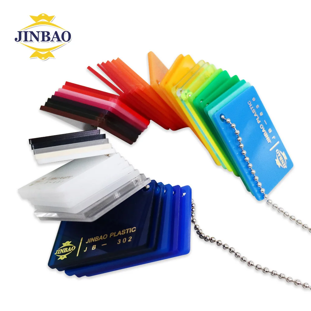 JINBAO manufacture provide 100% raw virgin acrylic material perspex panel UV protection colorful acrylic sheet