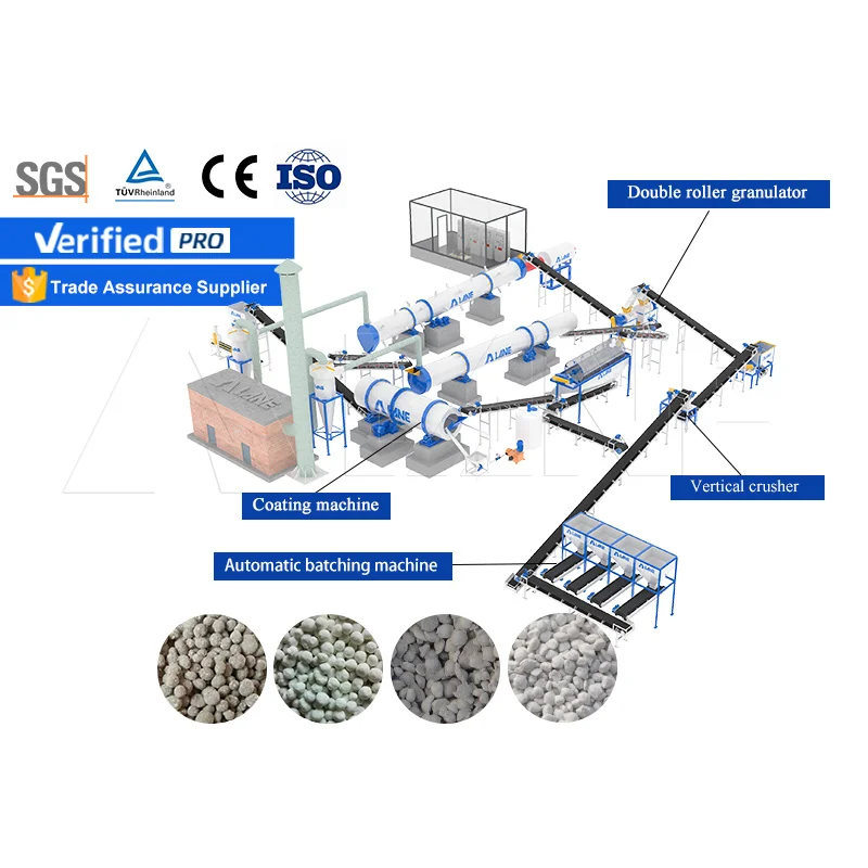 LANE 5-10T/H Ssp Fertilizer Production Line Fertilizer Production Line  Npk Fertilizer  Making Machine
