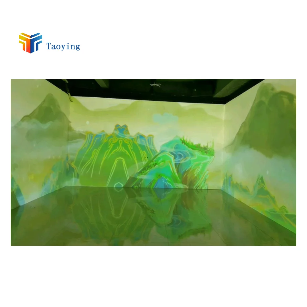3D светодиодный веер захватывающая голографическая проекция