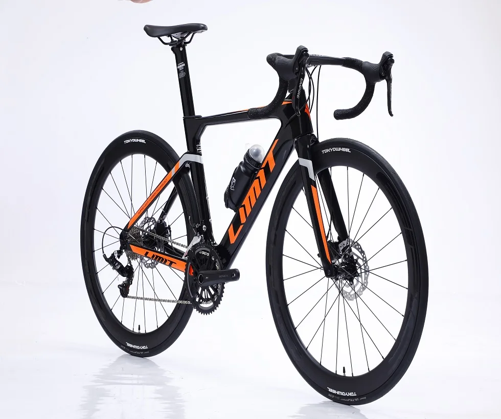 LIMIT Factory Hot Sale Carbon Fiber Frame Road Bike Full Carbon Fibre Fork Bicycle fibre Rim 22 speed 700C Complete Racing Bikes