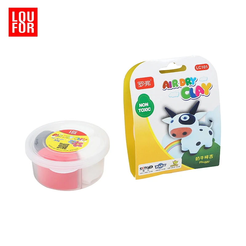 Loufor  Modeling clay super light clay for Kids High Quality Soft Dry Polymer Clay