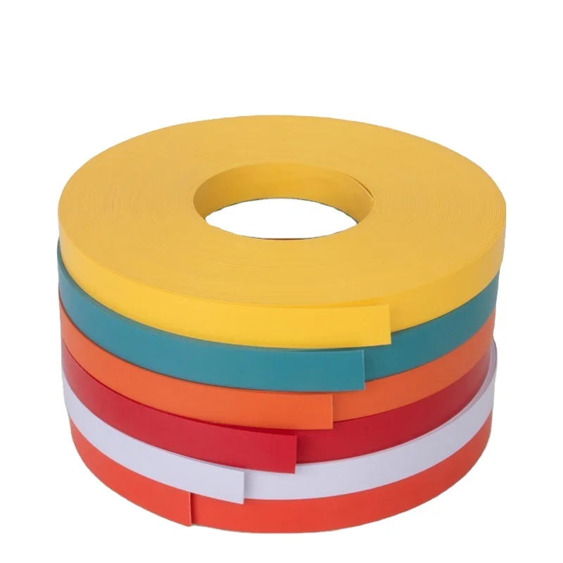 Furniture edge banding tape 0.45/0.8/1/2mm pvc /abs/3d edge banding for  FUWEI