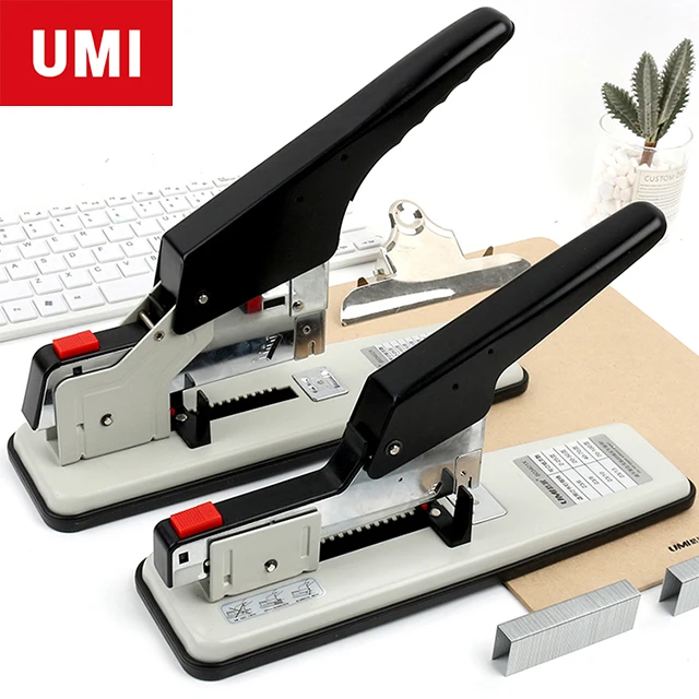 UMI Stationery 2 to 200 pages High Quality Metal Heavy Duty manual industrial Stapler