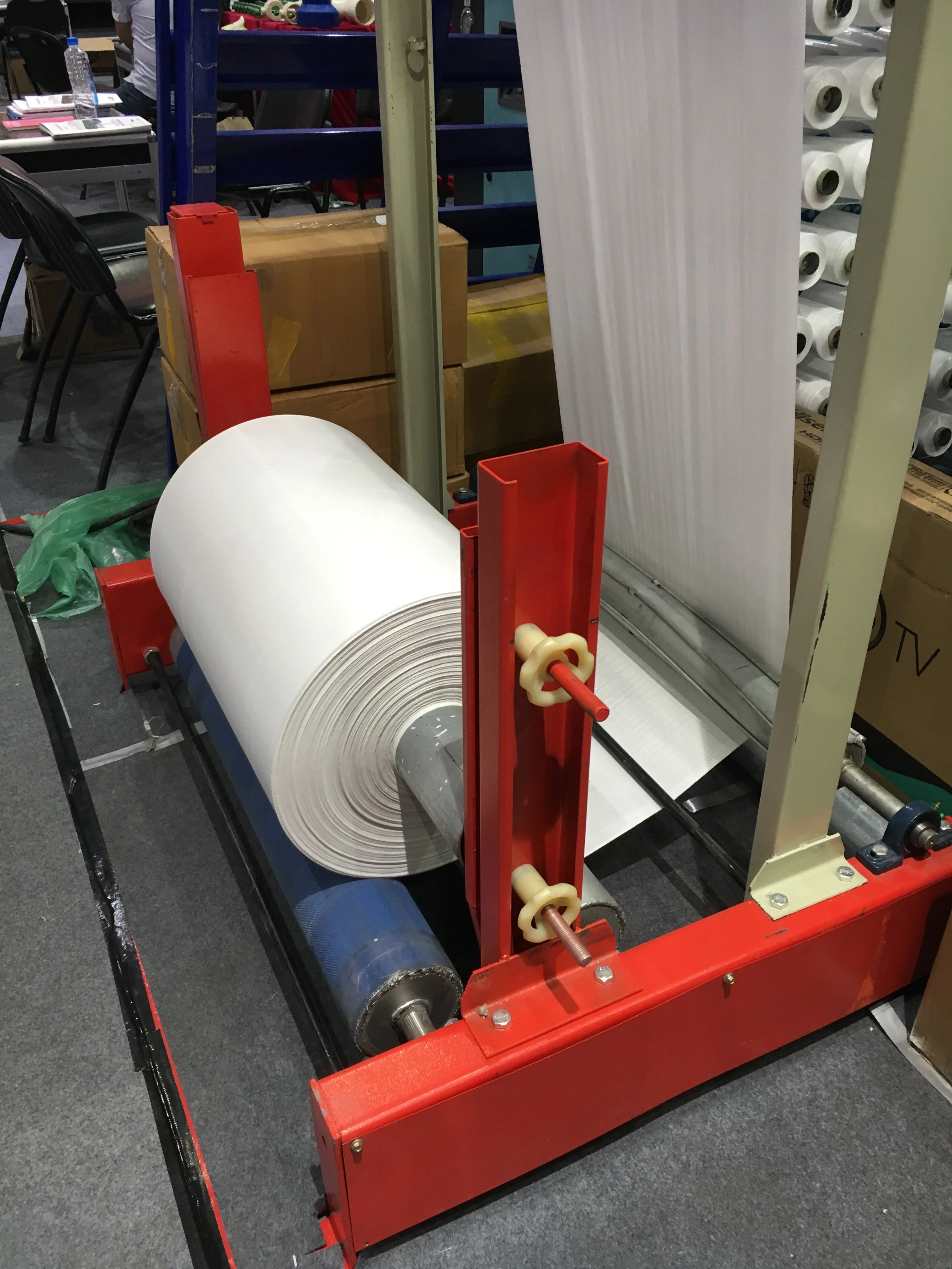 PP woven sack weaving machine automatic 6 big shuttle circular loom for tote bag