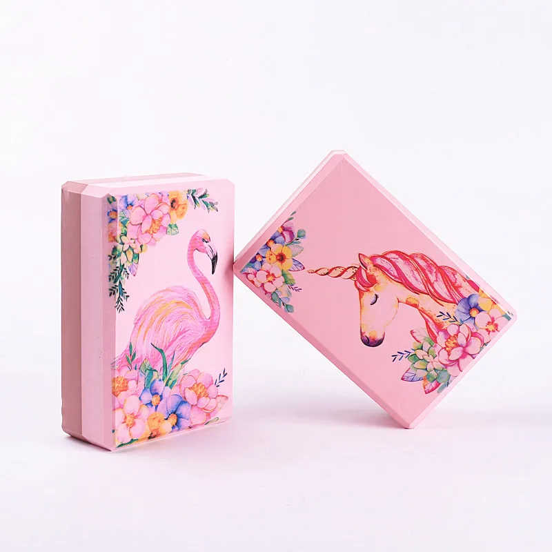 Wholesale Custom Logo Eco-Friendly Thick Foam Yoga Blocks Custom Colour Eva Material