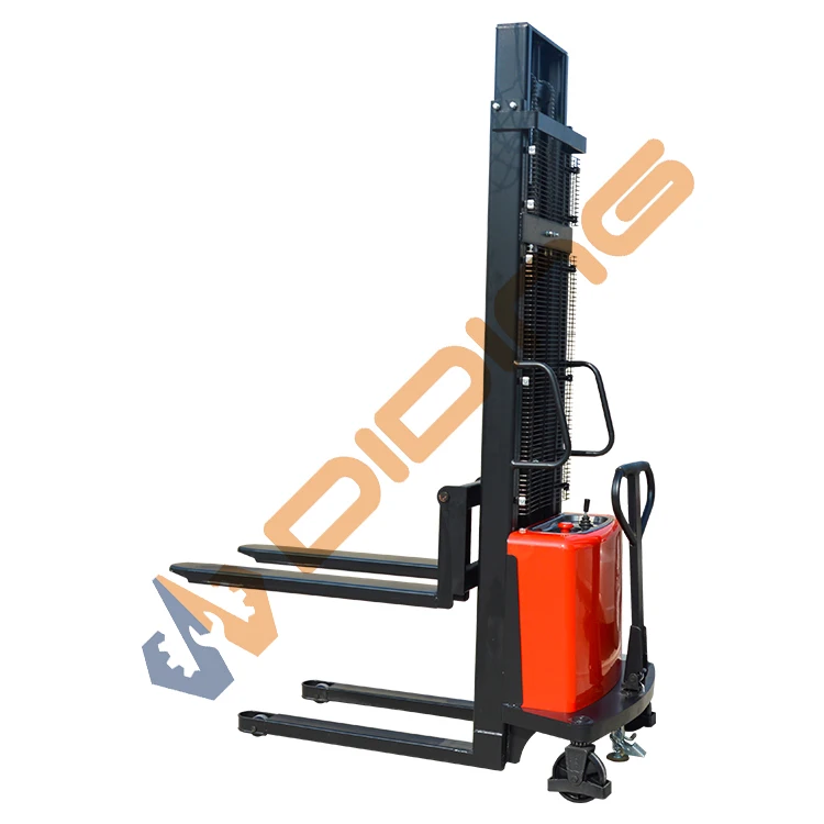 1000kg 1ton 1500kg Semi-electric Pallet Stacker hot sale Mini Pallet Stacker with High quality brake