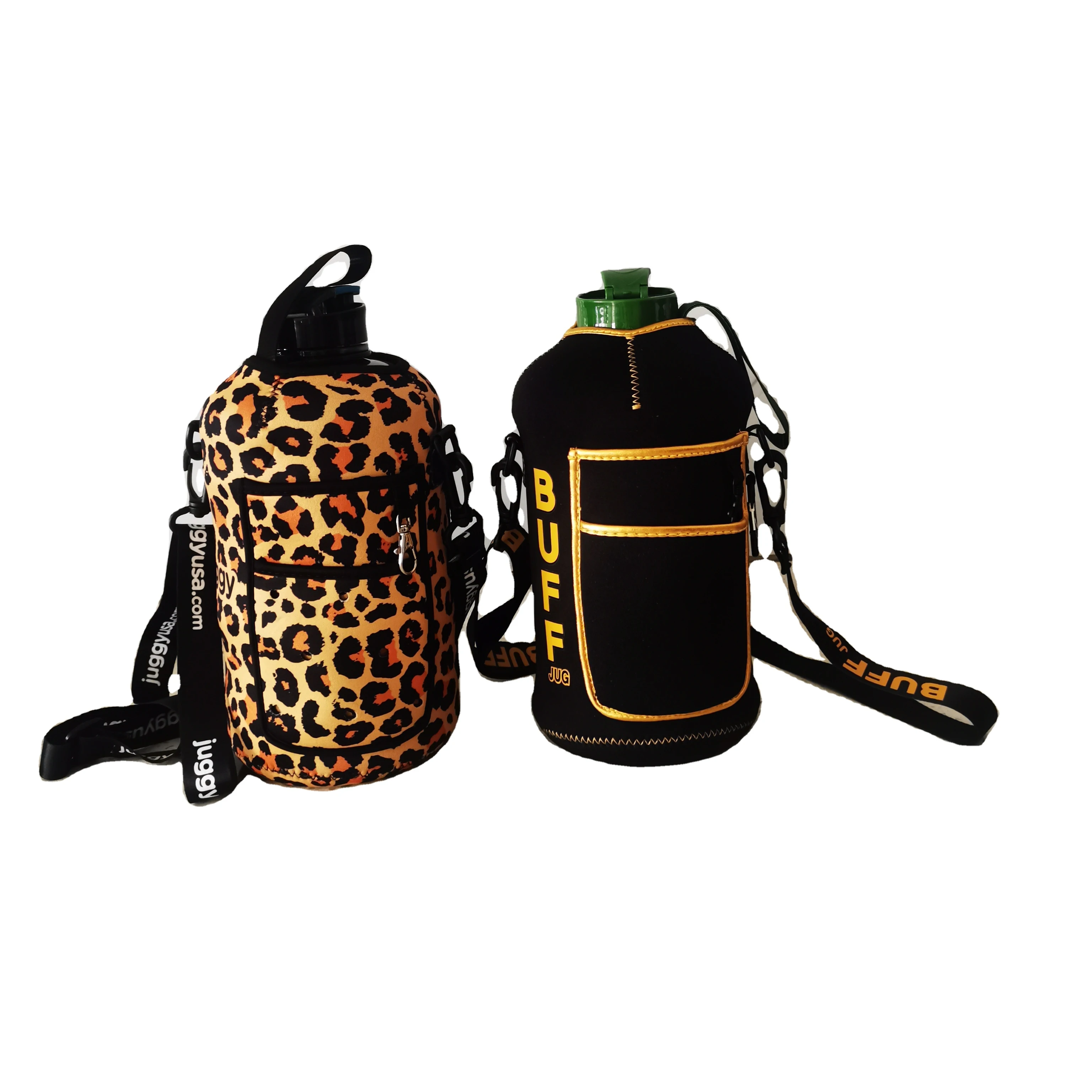 Half gallon Water Bottle With sleeve for sports Time Marker BPA Free,half gallon  water bottle with sleeve
