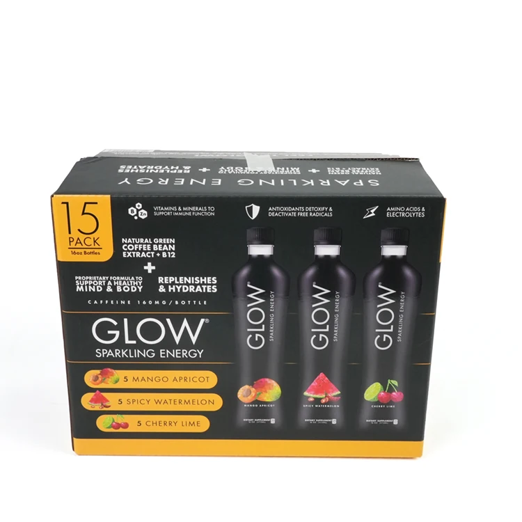 Wholesale Special Type Beverage Wine Bottle Packaging RSC Corrugated Packaging Carton Boxes For Wine Beverages