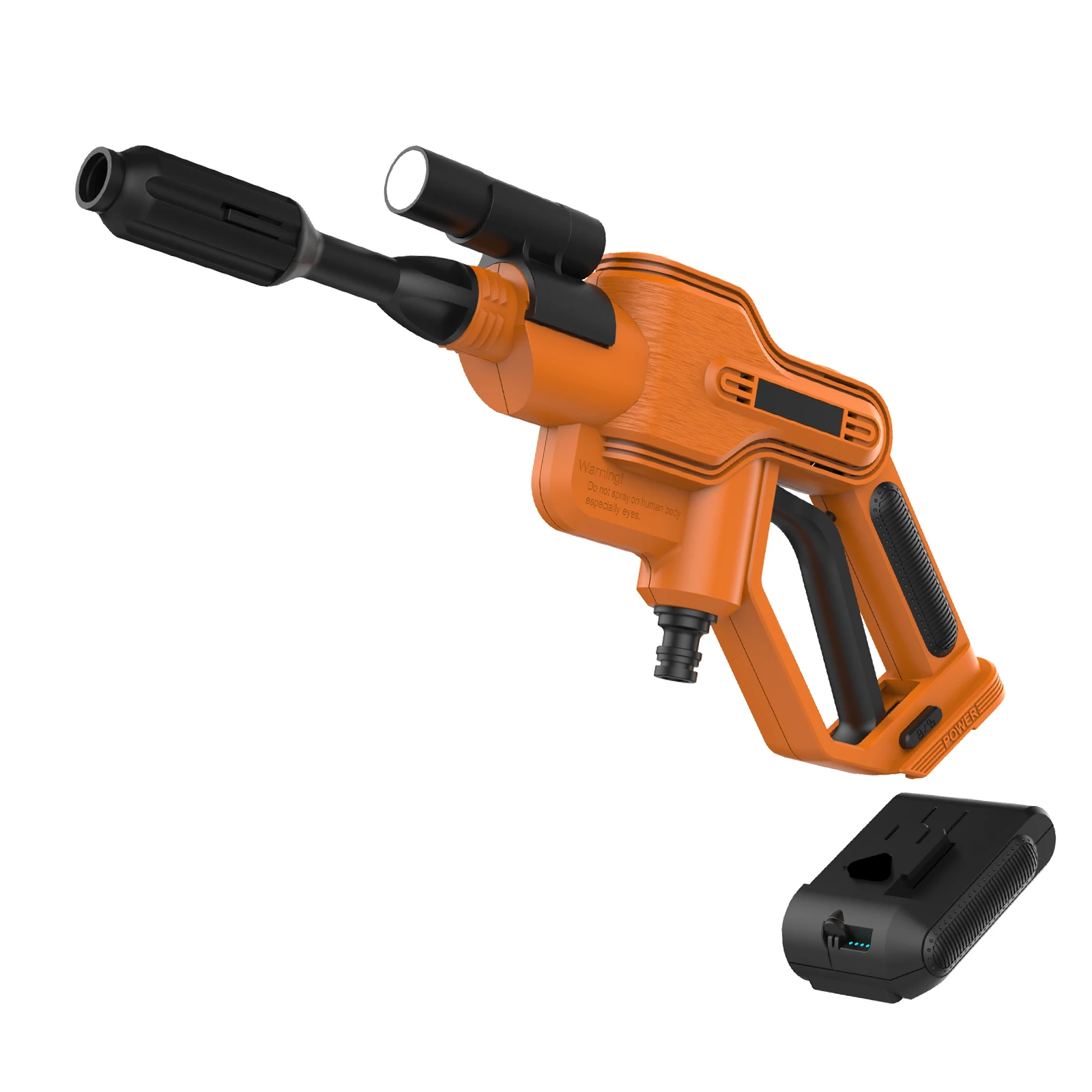 Portable Electric Battery High Pressure Cordless Power Washer Machine Surface Cleaning Washer Gun for Home