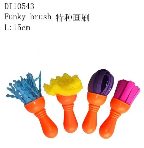 
High quality art paint brush sponge roller funky brushes for painting 