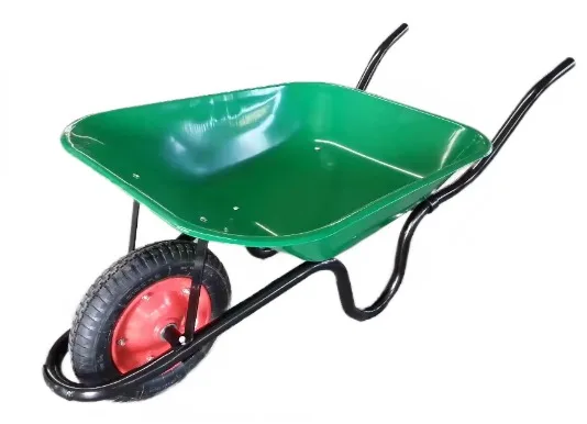 Outdoor Garden  100kg Wheelbarrow High Quality green wheel barrow