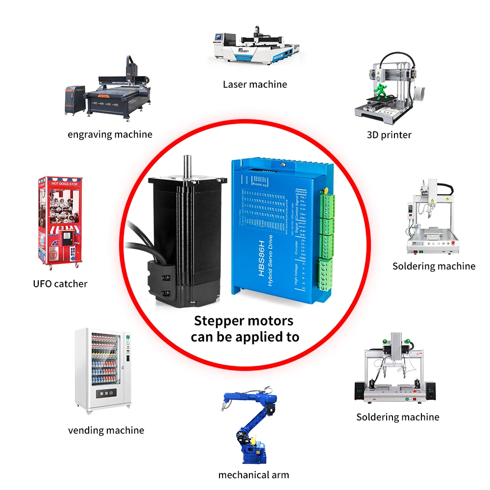 Kaihong 57*57*100+22mm 24v 3.1N.M Nema 23 Hybrid Stepper Motor Closed Loop With Encoder Kit For Cnc/Robot Machine